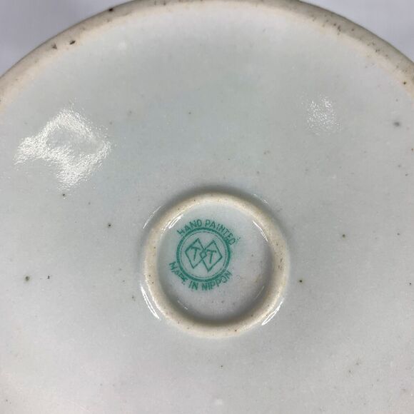 Hand Painted Vtg Nippon Sugar Bowl Purple Violet Victorian Antique Cottaecore - Picture 8 of 10